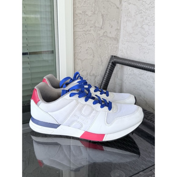 Tommy Hilfiger Abrams Sneaker Shoes‎ Mens 9 42 White TMABRAMS-Z Casual Preppy - Picture 2 of 11